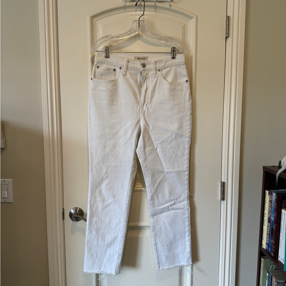 Madewell Women's High Rise Jeans - White - Picture 10 of 13